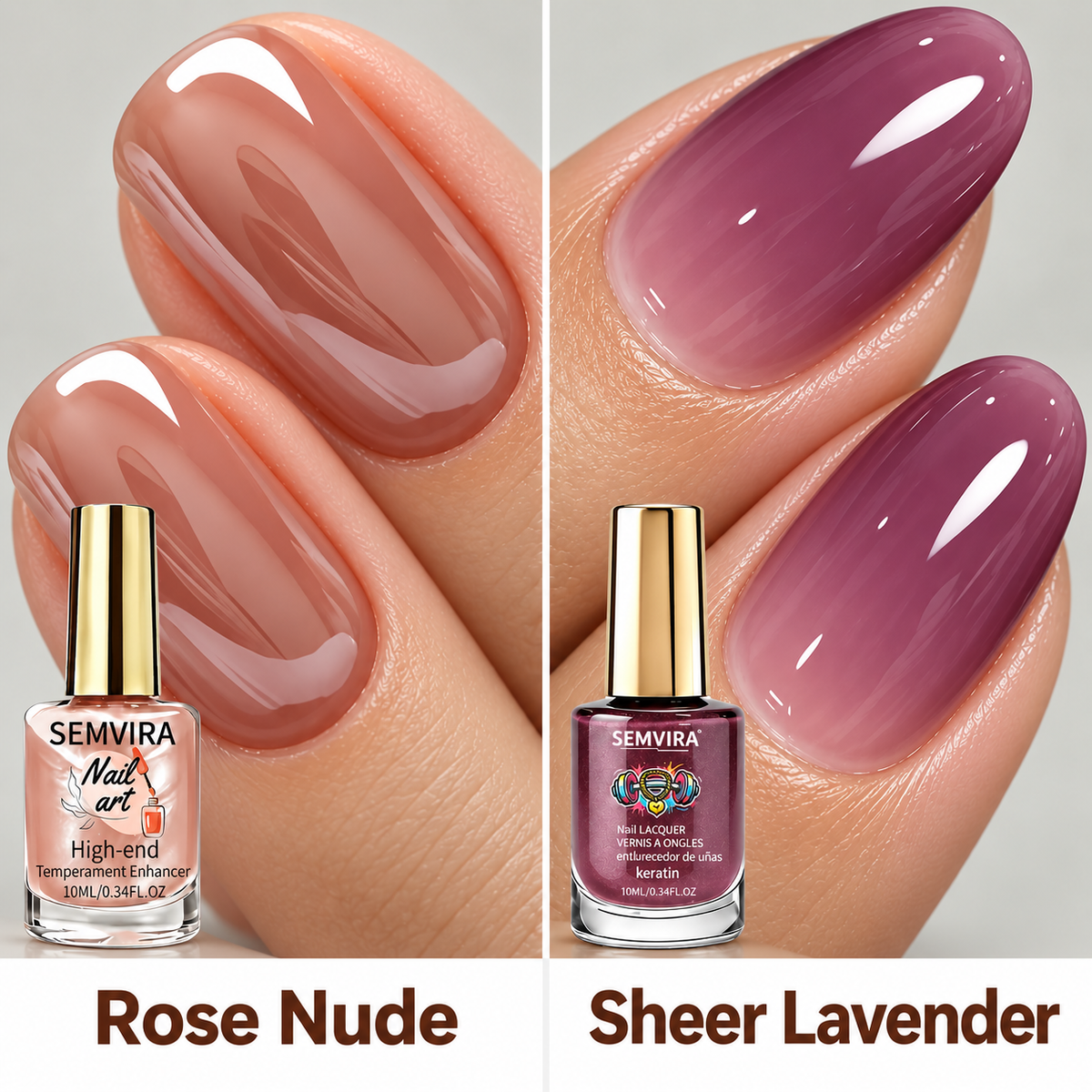 SEMVIRA Everyday Glow Nail Polish – 6 Shades