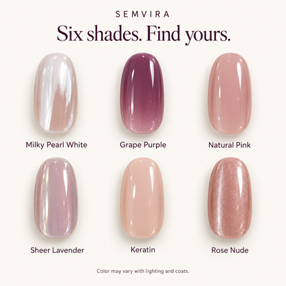 SEMVIRA Everyday Glow Nail Polish – 6 Shades-upsell