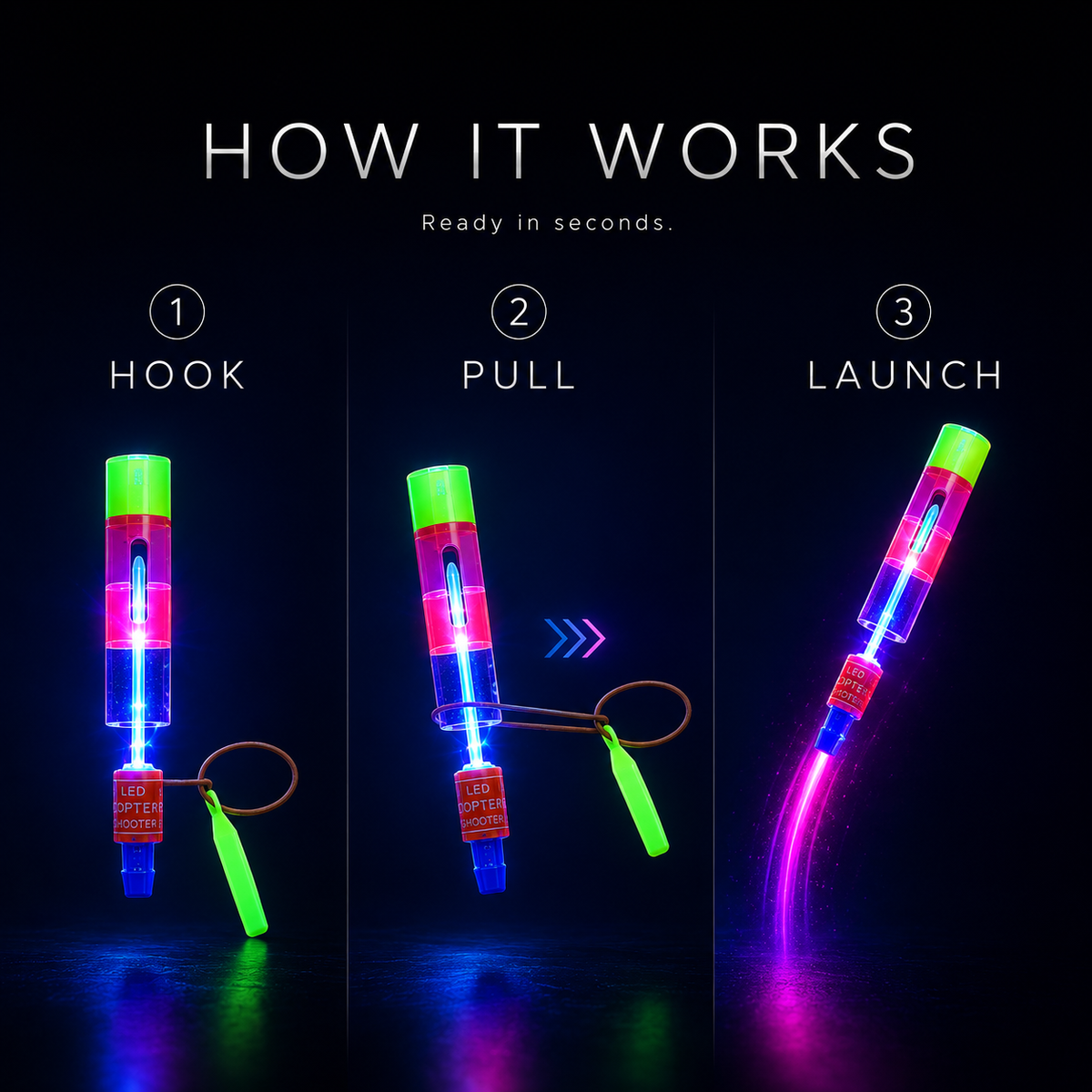 📢📢50% OFF & In Stock⏰💓LED Helicopter Shooters😍💓