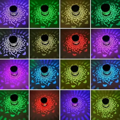 65K+ SOLD!✨Solar Mandala Wall Light | Outdoor Garden Fence Projector Lamp 🪐🌌