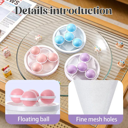Washing Machine Filter Bag, Reusable Floating Hair Filter for Laundry Washer Cotton