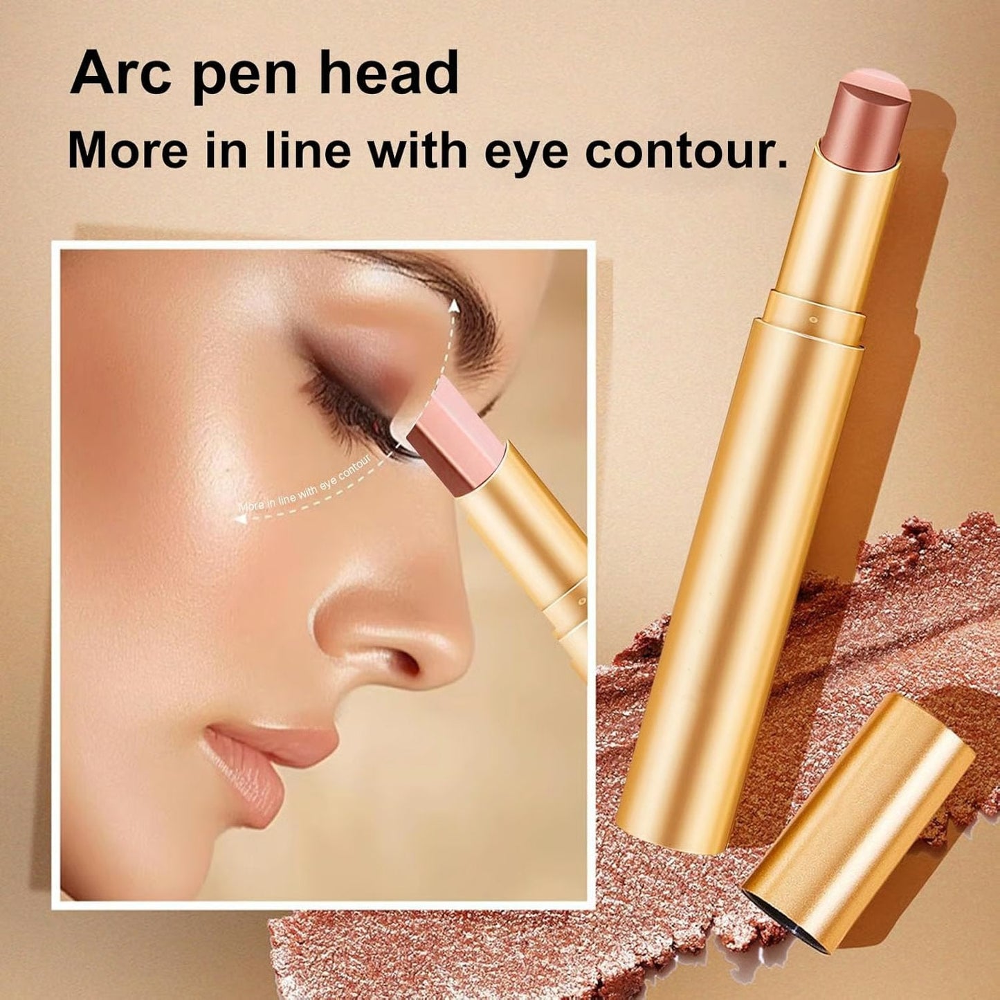 ✨3 Shade Cream Eyeshadow Stick | Smooth & Blendable(🔥BUY 1 GET 1 FREE)