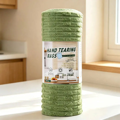 🧽 20-Pack Tear-Off Reusable Cleaning Cloths – Super Absorbent, Lint-Free & Streak-Free for Kitchen, Glass, Car & More ✨