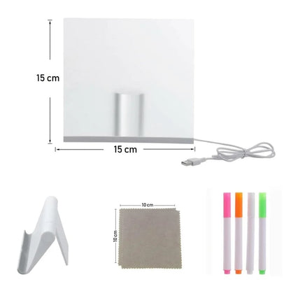 🎨 LED Drawing Board for Kids – Erasable Acrylic Art Board