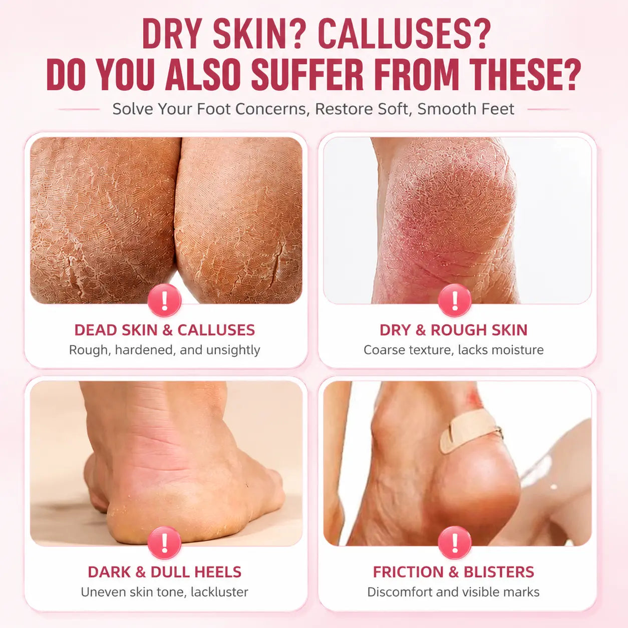 🔥Reusable Silicone Moisturizing Foot Socks – Hydrating Gel Heel Masks for Dry, Cracked Feet