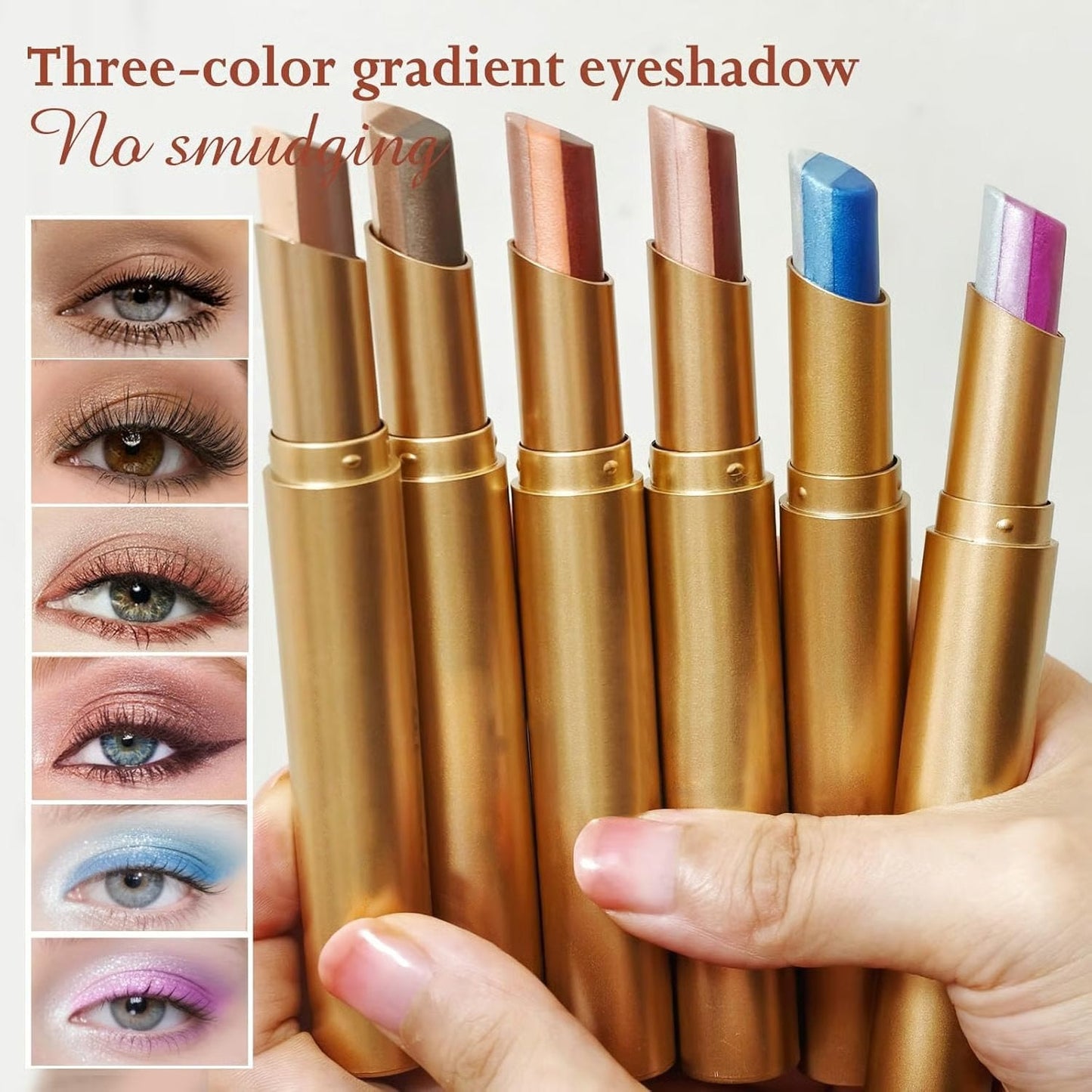 ✨3 Shade Cream Eyeshadow Stick | Smooth & Blendable(🔥BUY 1 GET 1 FREE)