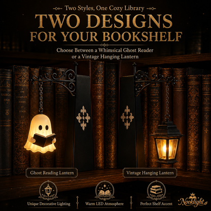 Rechargeable Ghost Bookshelf Light
