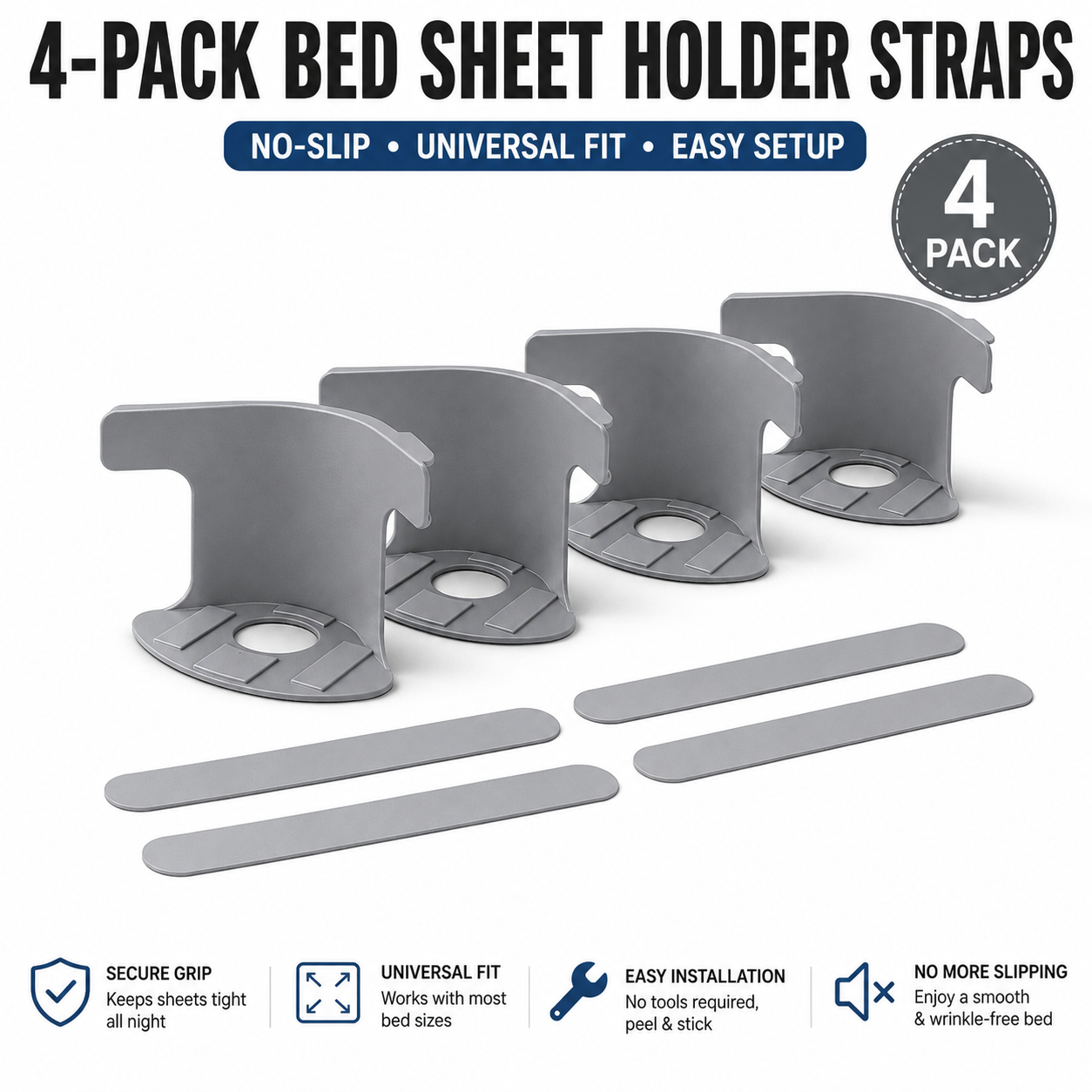 Gray-4PCS