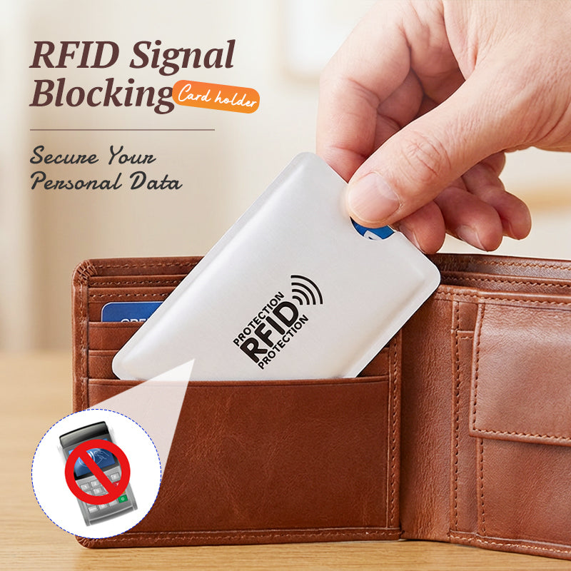 8 Pack RFID Blocking Anti Theft Card Sleeves