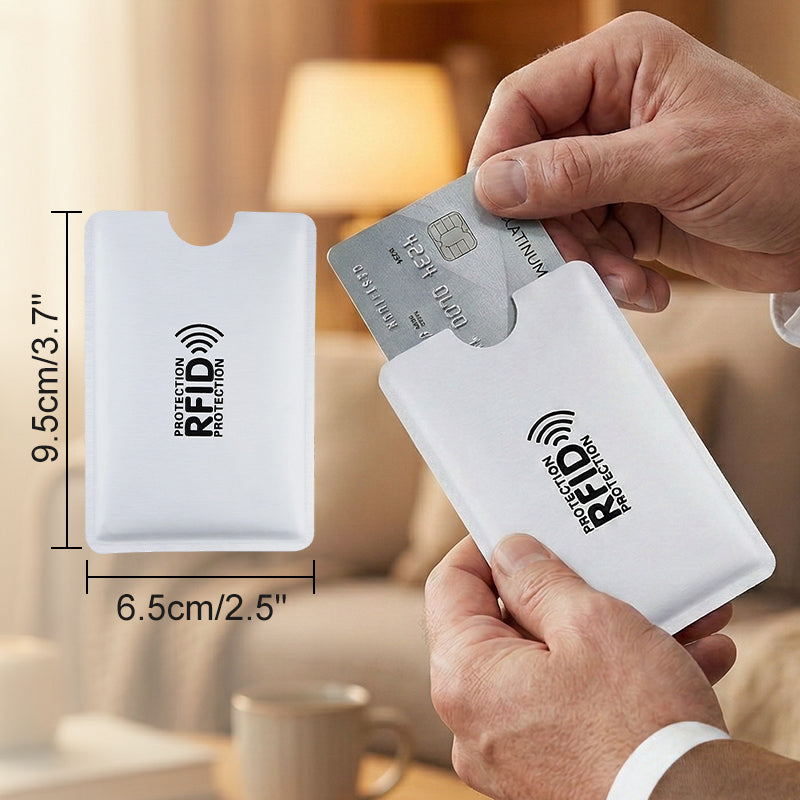 8 Pack RFID Blocking Anti Theft Card Sleeves