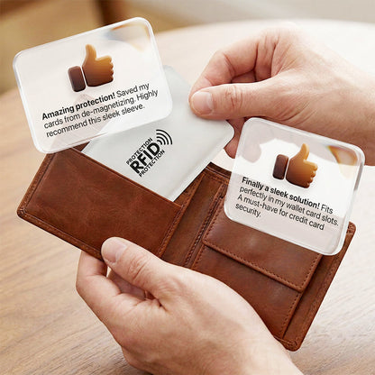 8 Pack RFID Blocking Anti Theft Card Sleeves