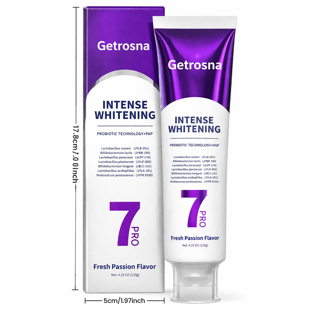 New Upgraded Purple Getrosna™ 7-Pro Powerful Toothpaste