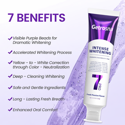 New Upgraded Purple Getrosna™ 7-Pro Powerful Toothpaste
