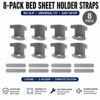Buy Gray-8PCS（2 rooms）