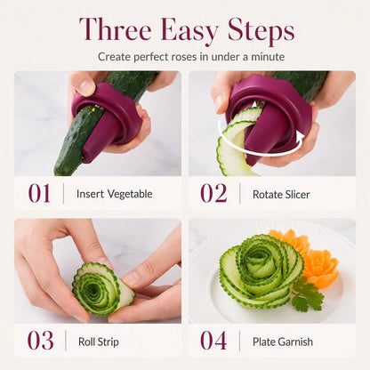 🔥Last Day Buy 1 get 1🔥Vegetable Slicer and 🌹Curler for Carving Petals