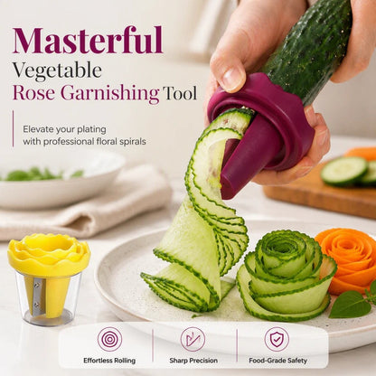 🔥Last Day Buy 1 get 1🔥Vegetable Slicer and 🌹Curler for Carving Petals
