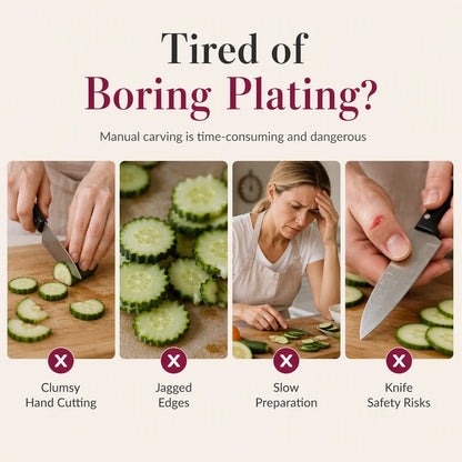 🔥Last Day Buy 1 get 1🔥Vegetable Slicer and 🌹Curler for Carving Petals